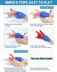 Lumhew suction cup attachment offers attachment to smooth surfaces during play.
