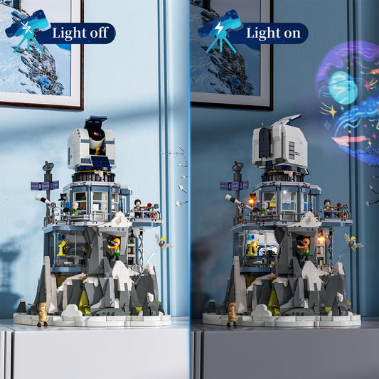 Lumibricks Alpine Observatory dome rotation for panoramic stargazing from any angle