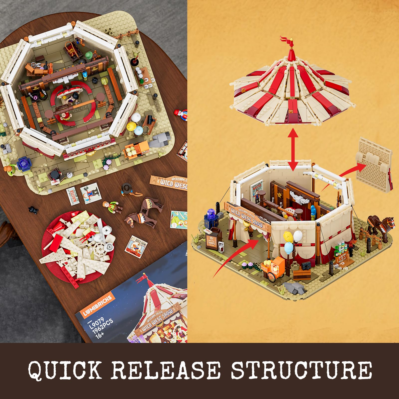 Lumibricks animal companions diorama adds charm to imaginative play