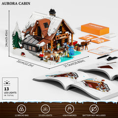 Lumibricks Aurora printed elements highlight Arctic culture and natural accents.