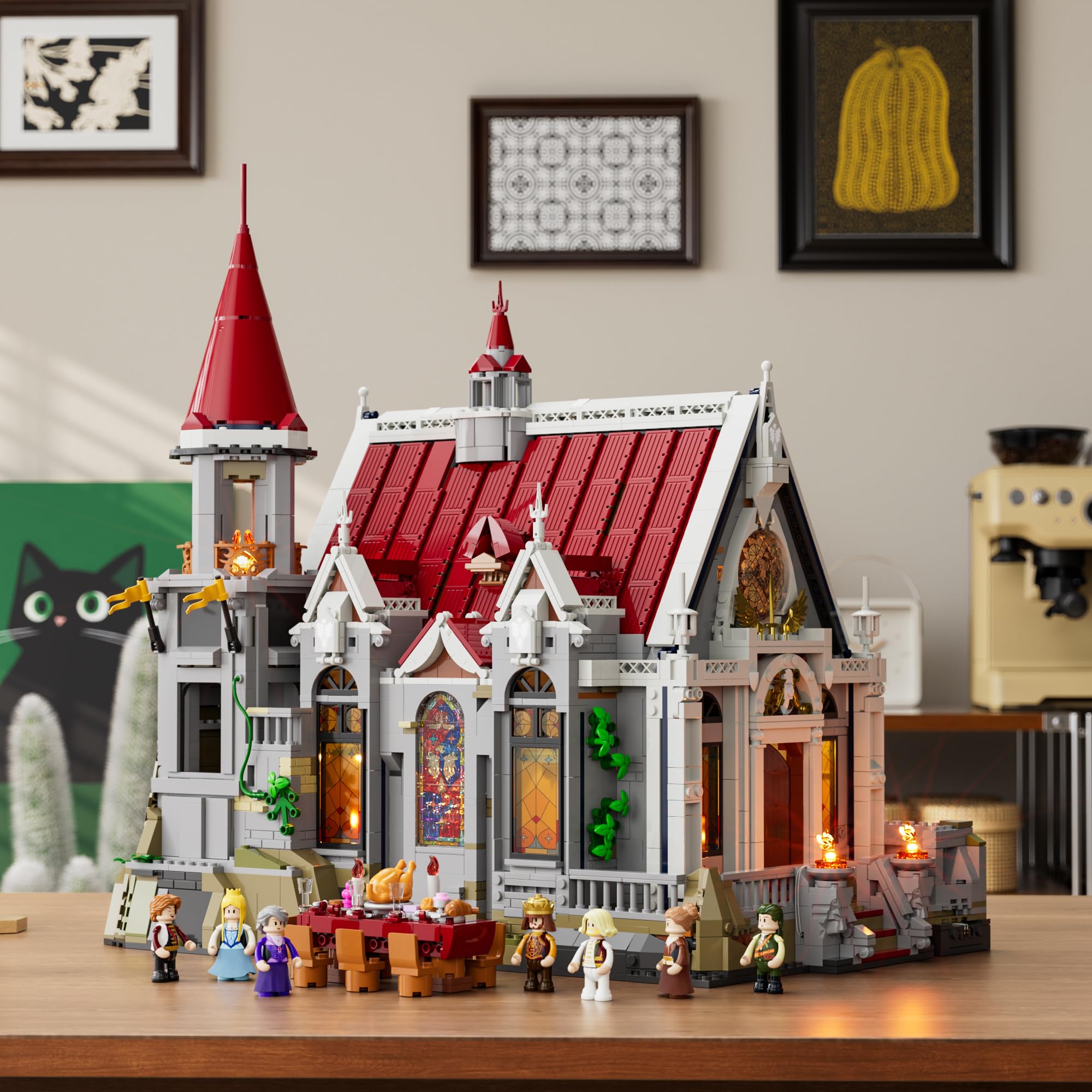 Lumibricks connection points let you link with future Medieval Castle sets.