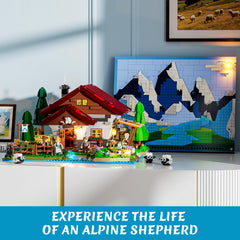 Lumibricks Dairy and Wool vignettes add realistic daily life moments to the scene