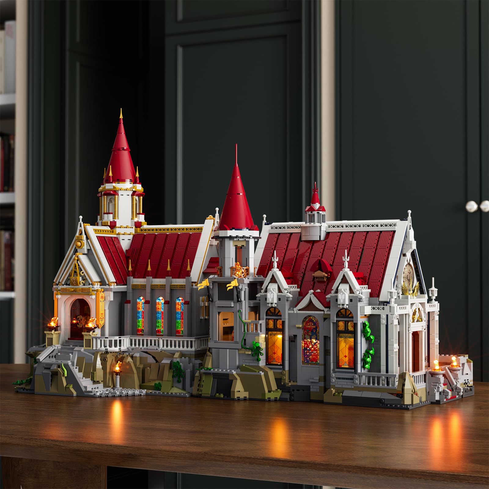 Five minifigures bring varied roles for imaginative Lumibricks scenes