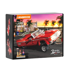 Lumibricks Low Rider wheels and lift mechanism demonstrate moving components.