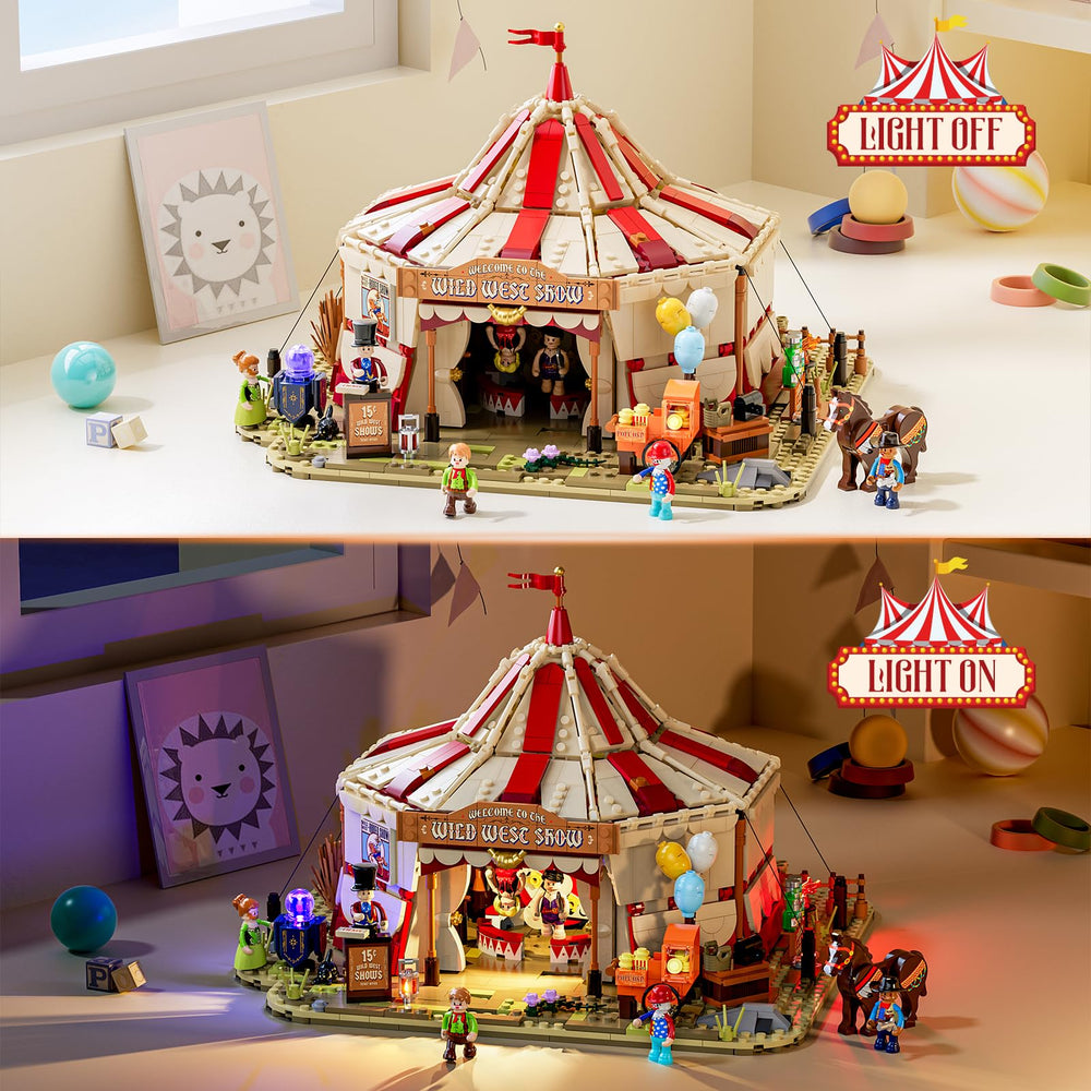 Lumibricks ringmaster diary treasure sparks narrative ideas during play