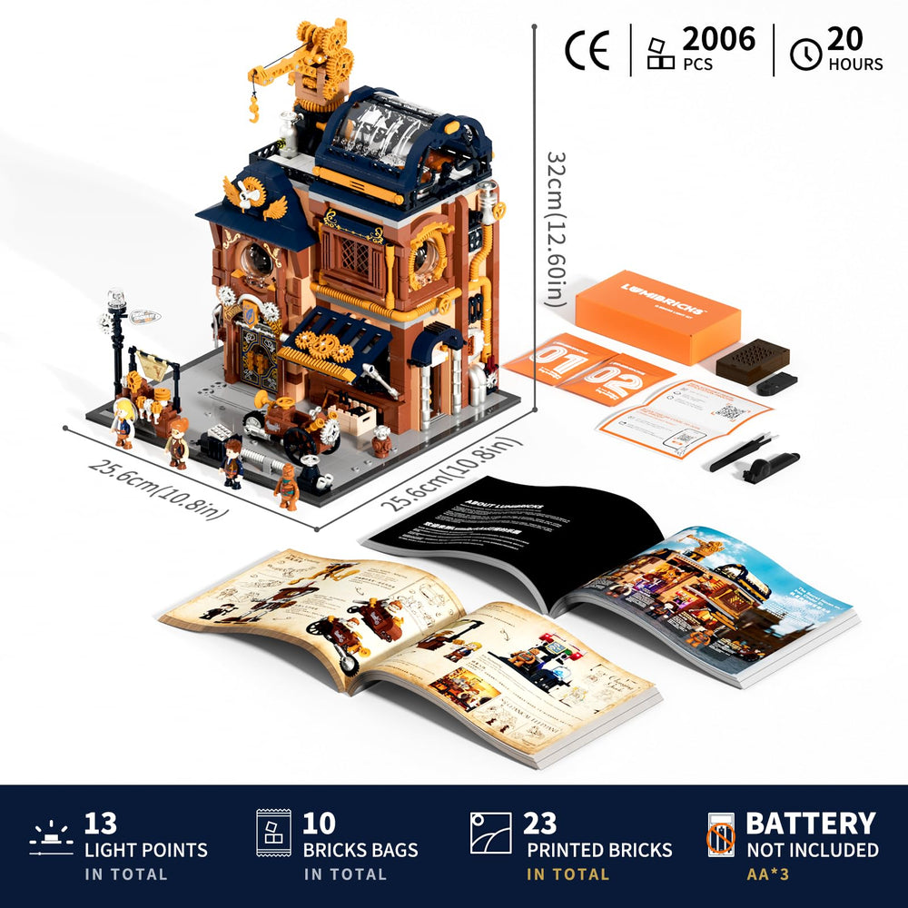 Lumibricks Sky-Lane Cross-section view showcases craftsmanship and modular build.