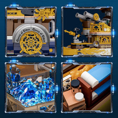 Lumibricks weapon system features dual cannons and a ballista for imaginative play.