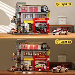 Lumibricks Street MOD Included car, ready for customization and display.