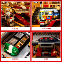 Lumibricks Street MOD Tool cart with equipment, great for authentic workshop scenes.