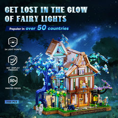 Lumibricks Sylvan-Inn interior rooms with detailed layouts inspiring imaginative play.