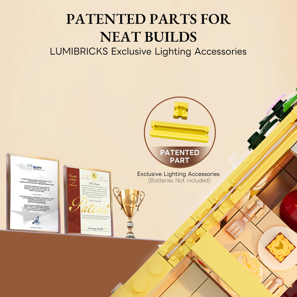 Lumibricks lighting spots and LED strips brighten interior and terraces