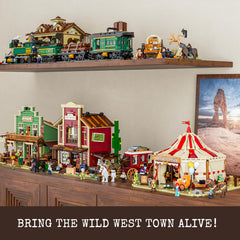 Lumibricks westworld pillar-free diorama offers open-space drama for scenes