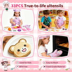Lumiparty complete chef set ready for playdates and classroom role-play