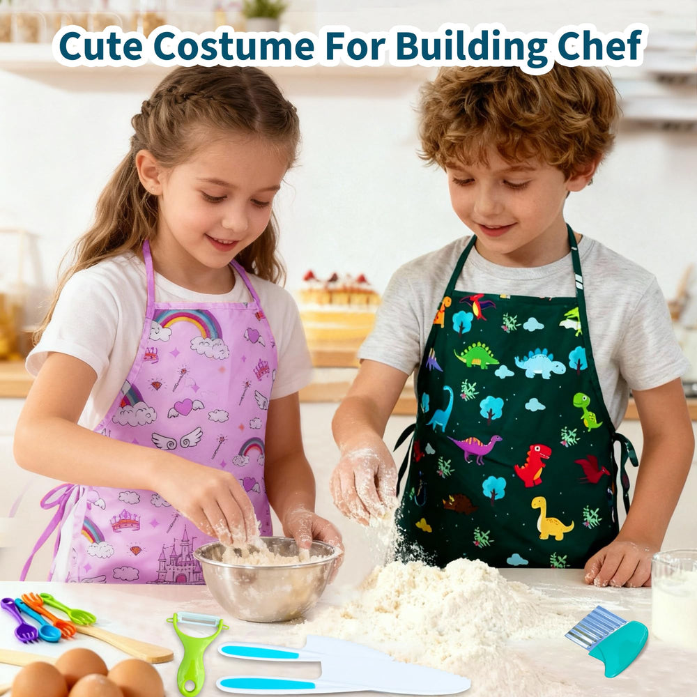 Lumiparty kids oven mitt protects hands during pretend baking sessions