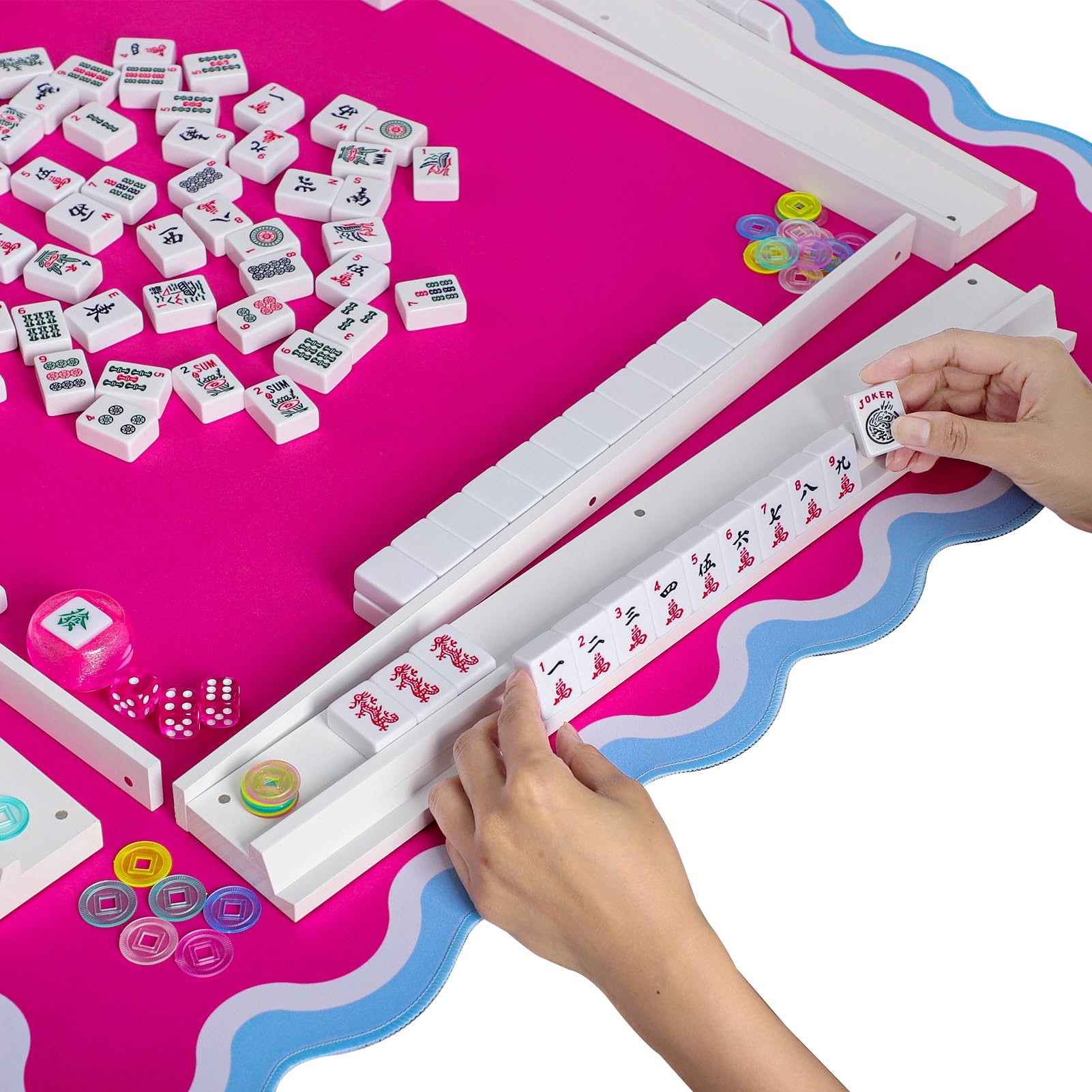 LUMIVIA Dimensions 1968 inches—fits well on standard game tables