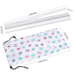 LUMIVIA Mahjong Racks Set of 4 with pushers enables organized tile access