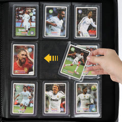 LUNNSHO binder capacity shown with 288 card slots filled