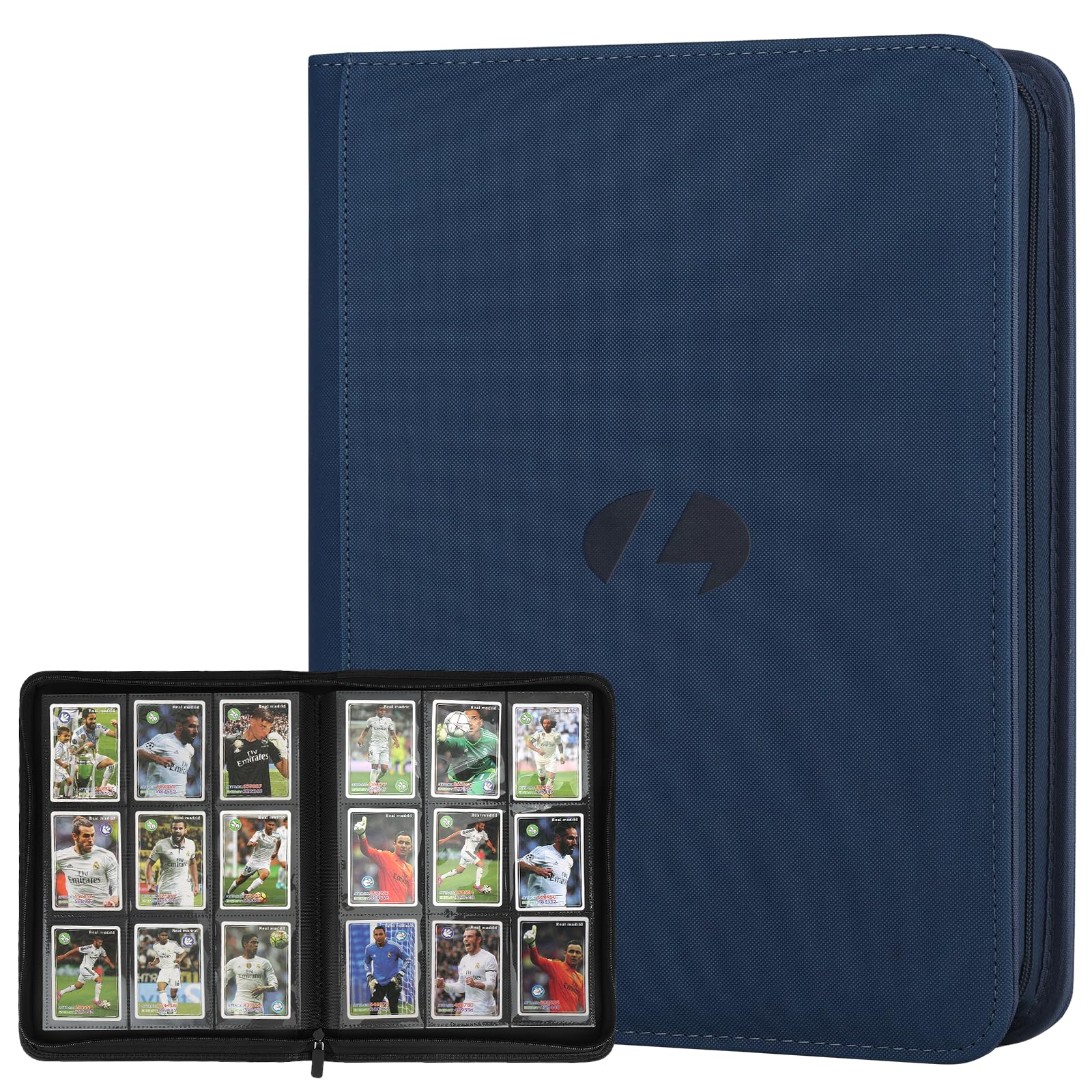 LUNNSHO trading card binder front cover demonstrates sturdy, portable protection for your collection.