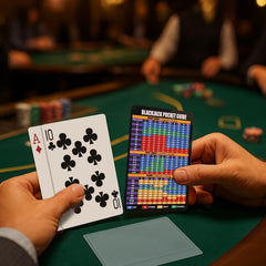 Lunorvexia Blackjack basic strategy for dealer patterns and decisions.