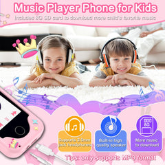 Luoba Kids Phone 600mAh battery offers longer playtime between charges.