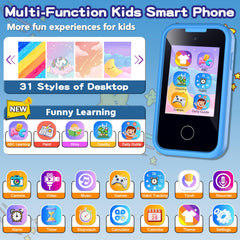 Luoba Kids Phone front camera for playful selfies and quick videos.
