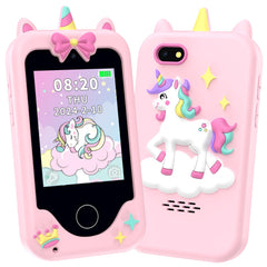 Luoba Kids Phone front view shows a compact device for small hands.