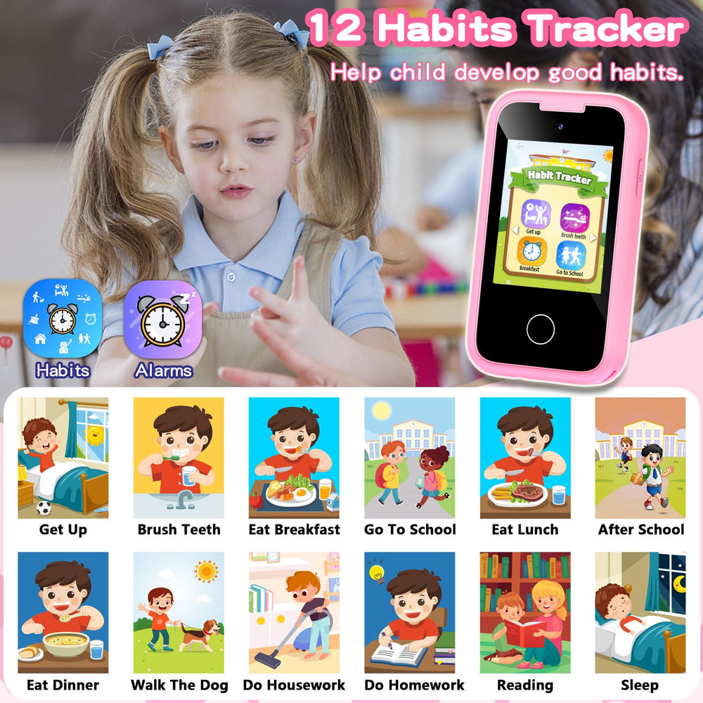 Luoba Kids Phone lanyard supports secure carrying during activities.