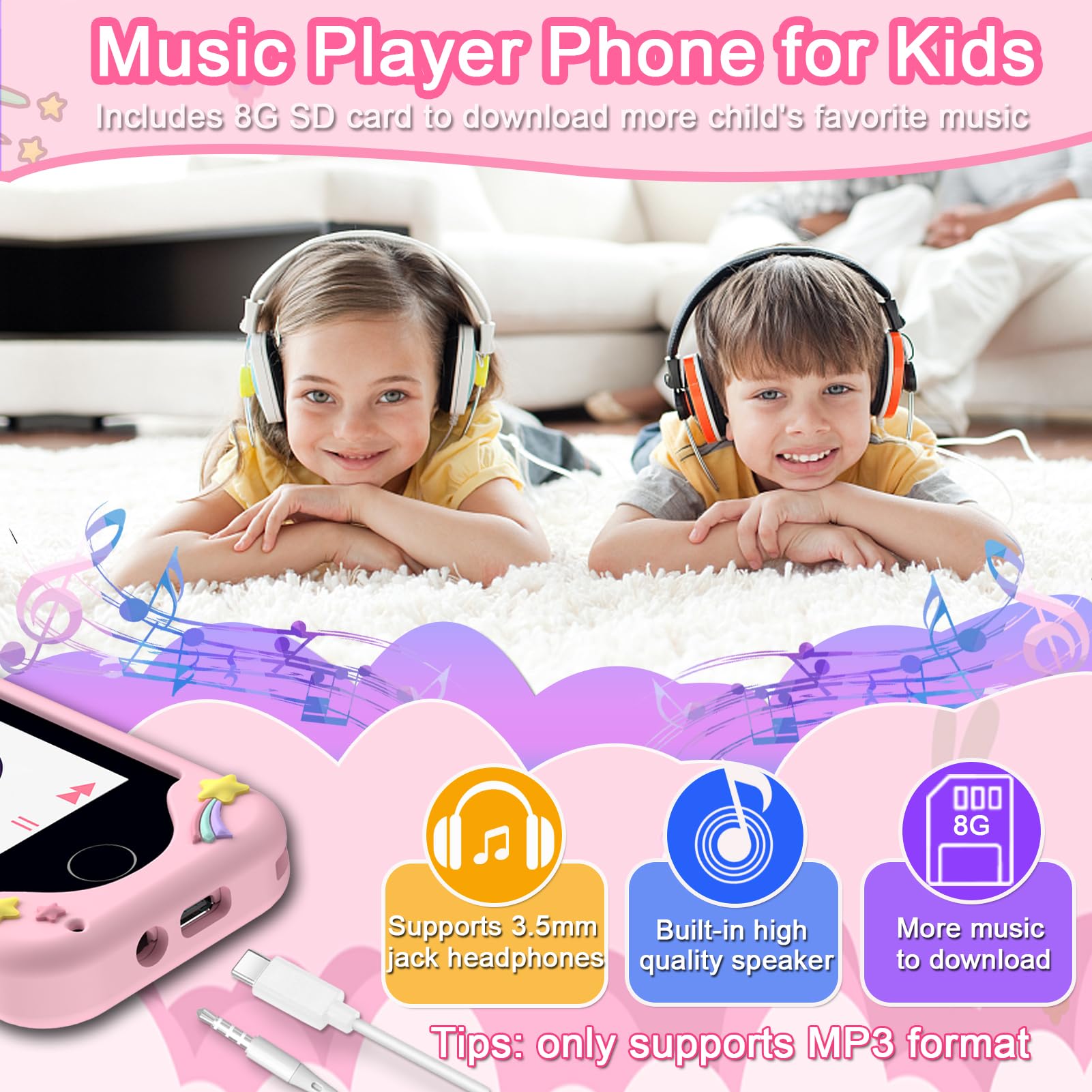 Luoba kids phone lanyard ensures easy carrying during outings
