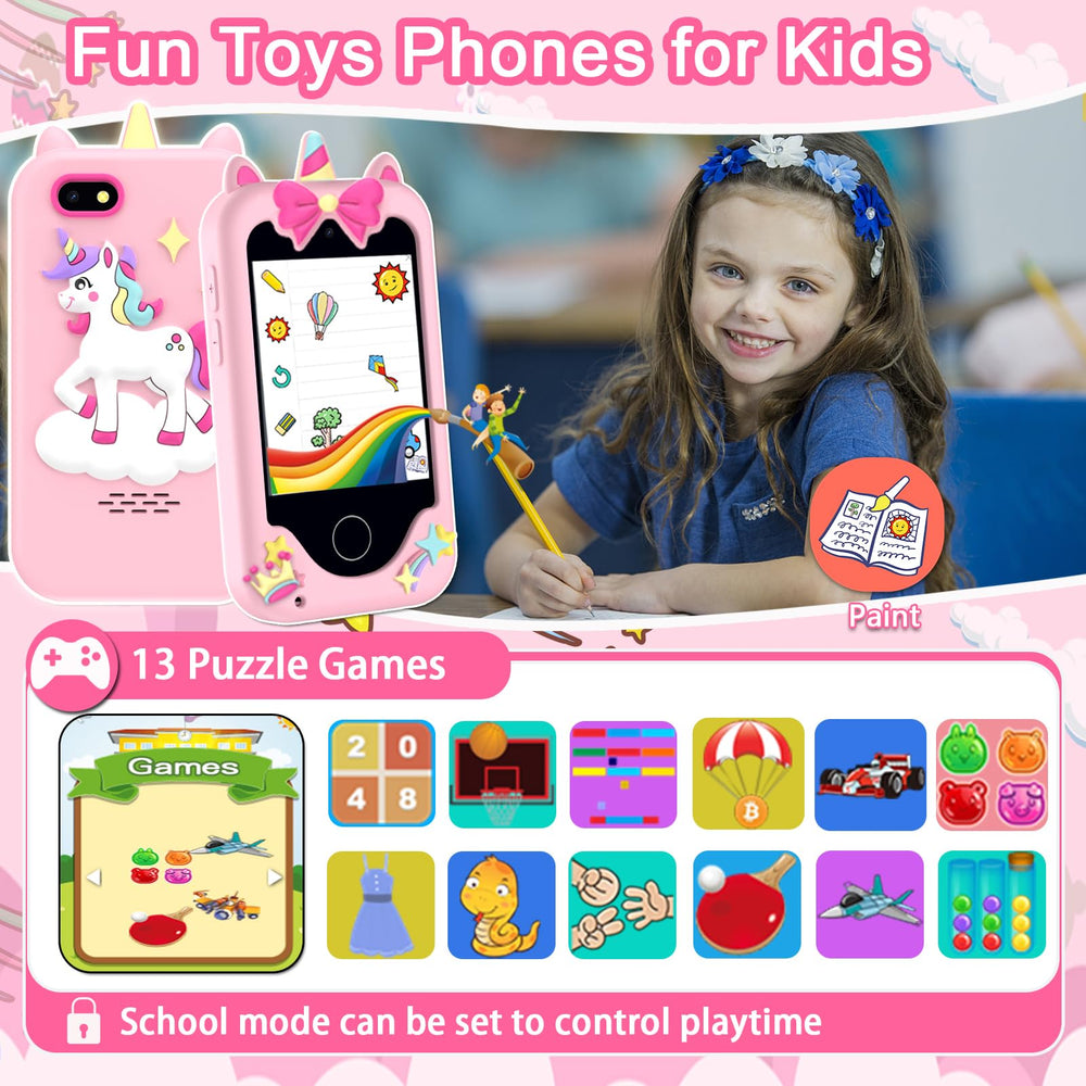 Luoba Kids Phone puzzle games boost logic and concentration during play.