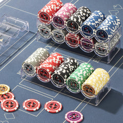 LUOBAO acrylic tray durable lightweight design resists shattering for daily home casino use.