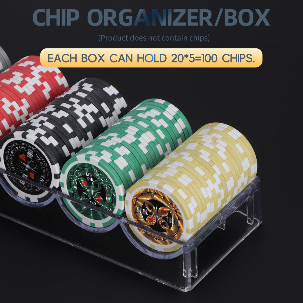 LUOBAO blackjack setup tray aids clean chip management during intense play.
