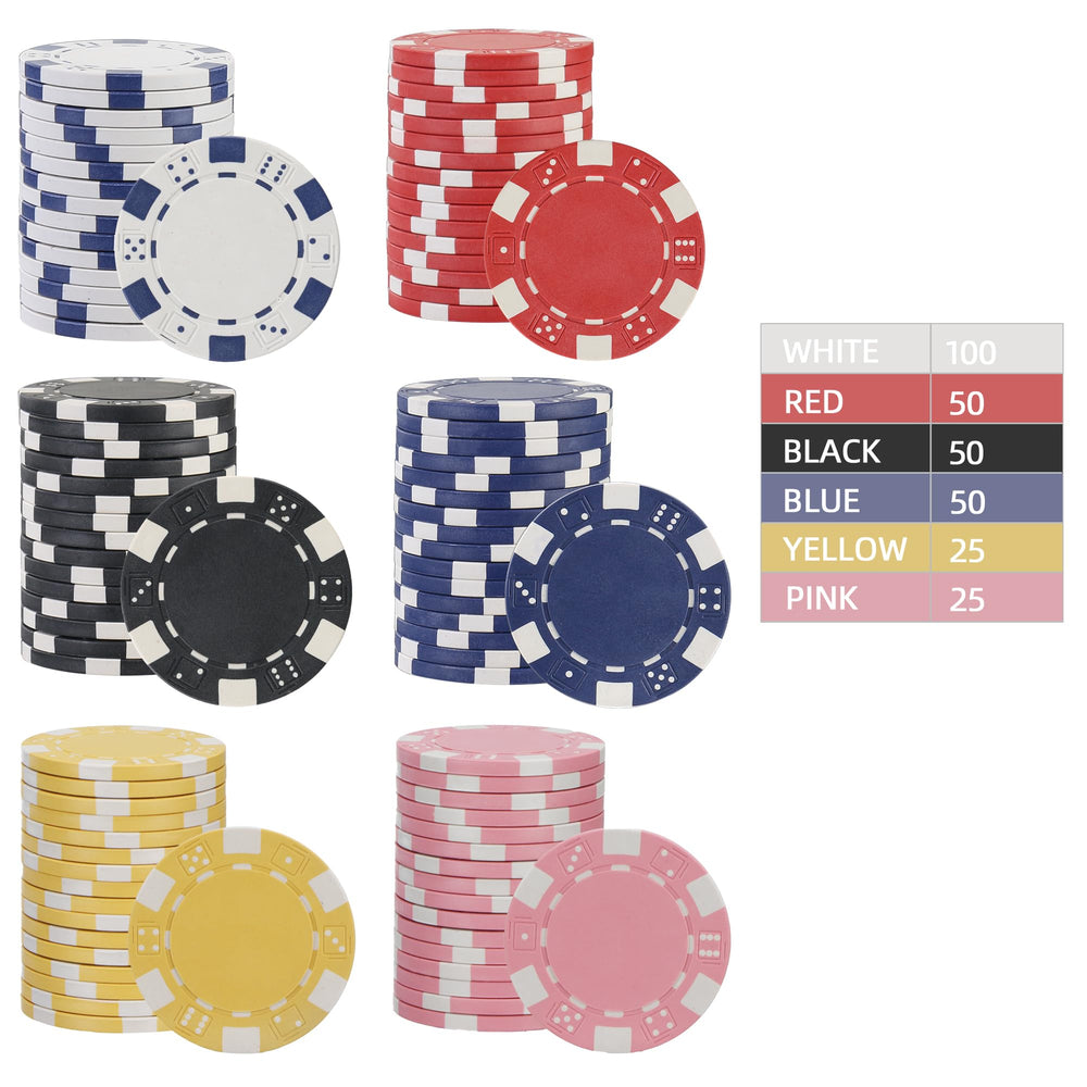 LUOBAO colorful set on table ready for casual or tournament nights.