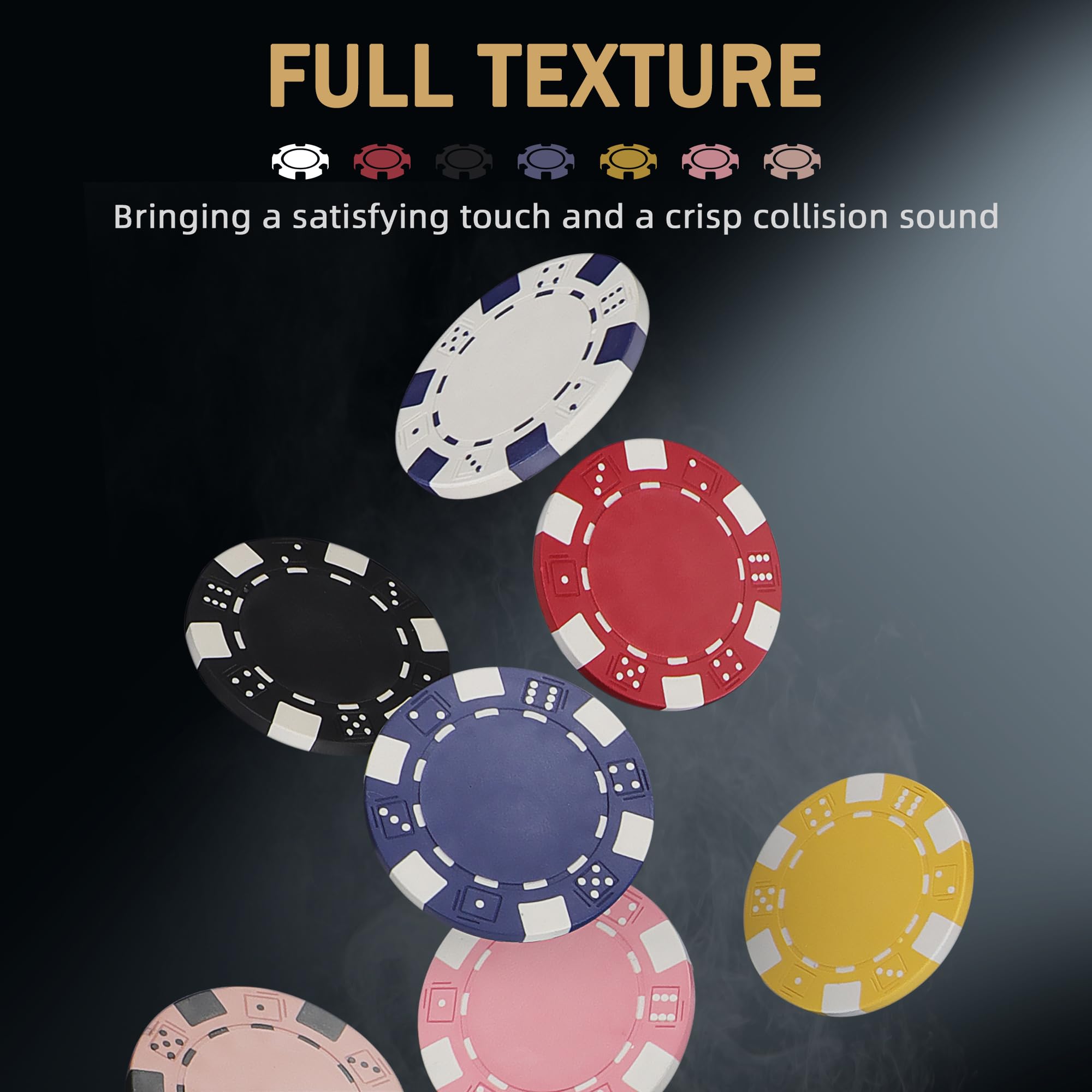 LUOBAO suited for Texas Hold’em and blackjack night sessions.