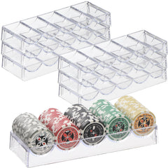 LUOBAO Texas Hold’em tray keeps chips accessible for smooth rounds.