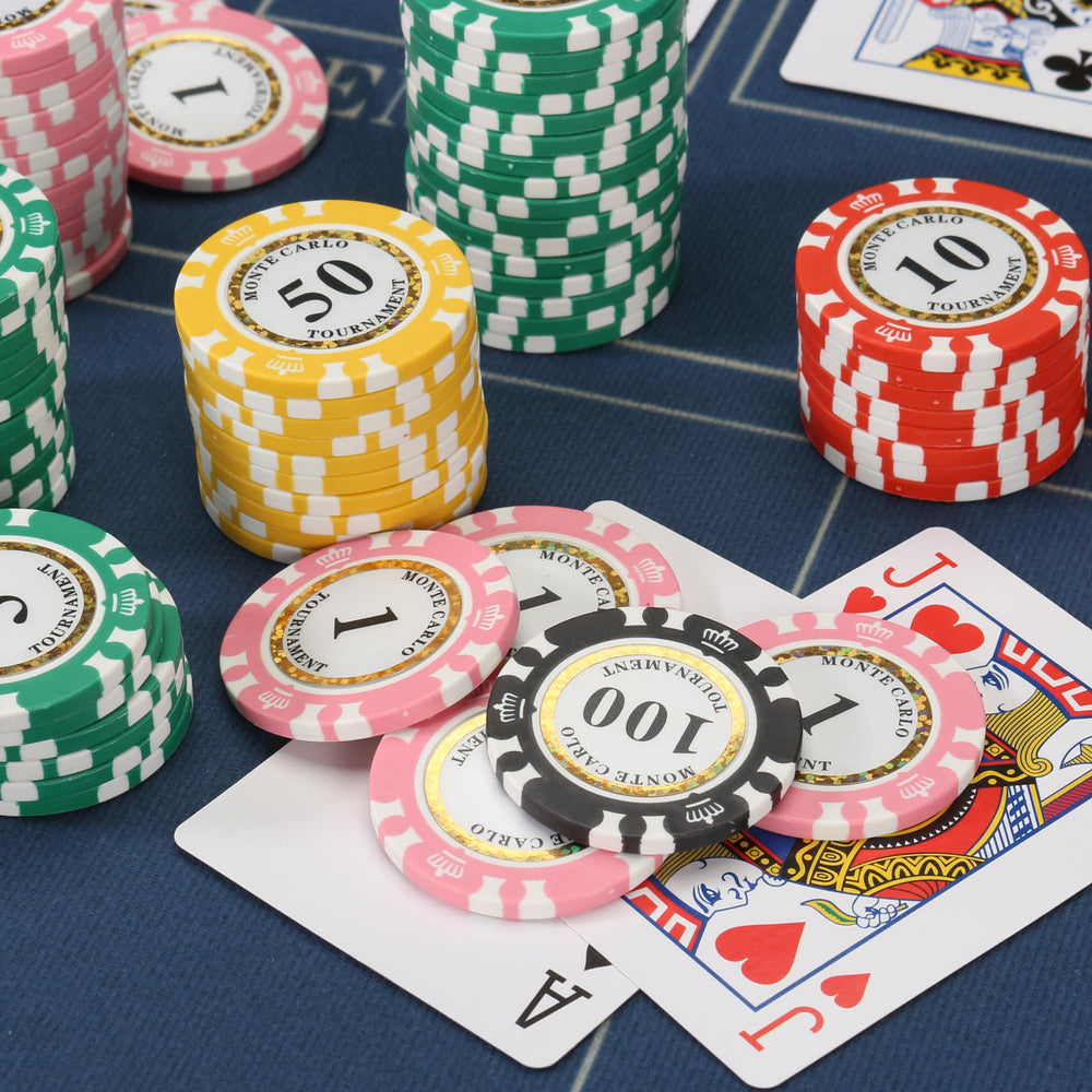 LUOBAO versatile poker chips suitable for games and casual play