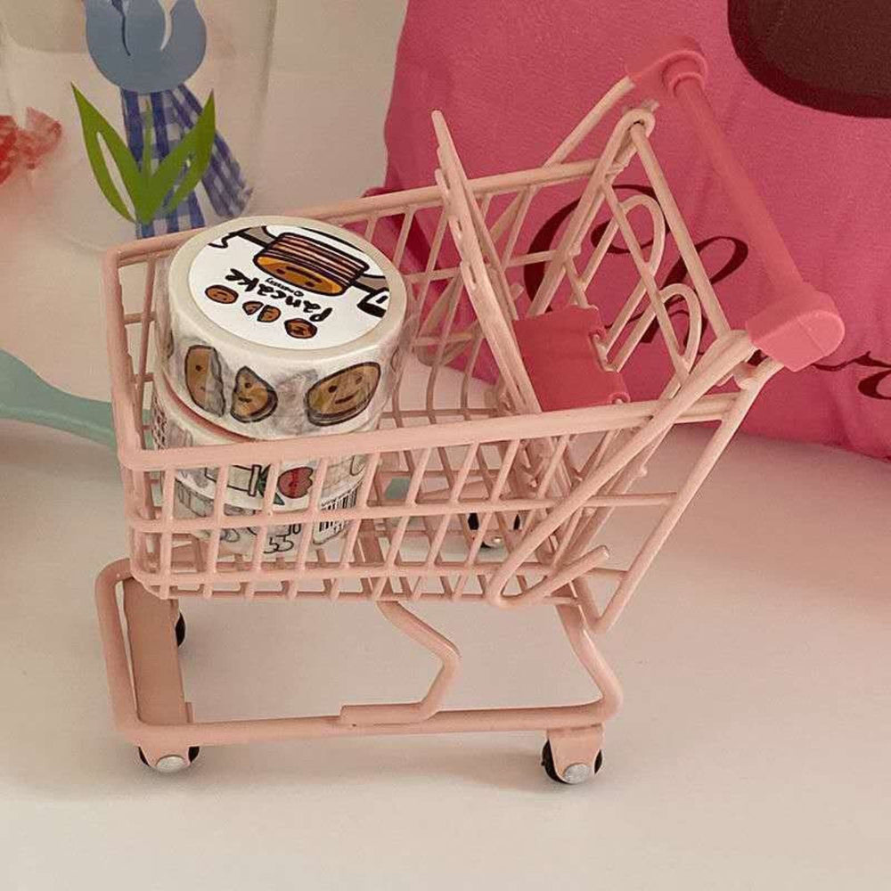 LUOZZY basket foldable handle for portable pretend play storage