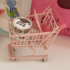LUOZZY basket foldable handle for portable pretend play storage