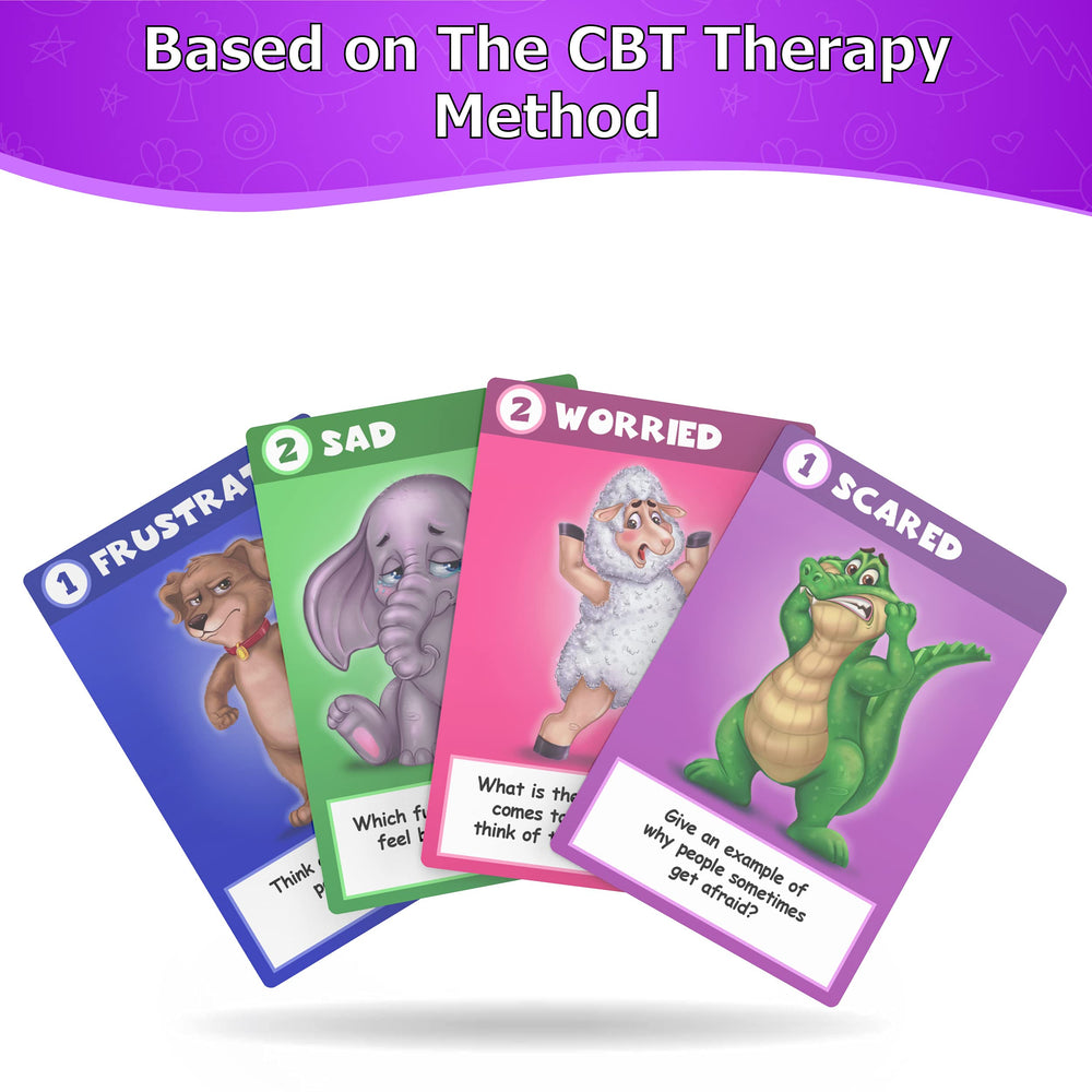 CBTiger emotion cards by Lupash Games for empathy and social skills practice