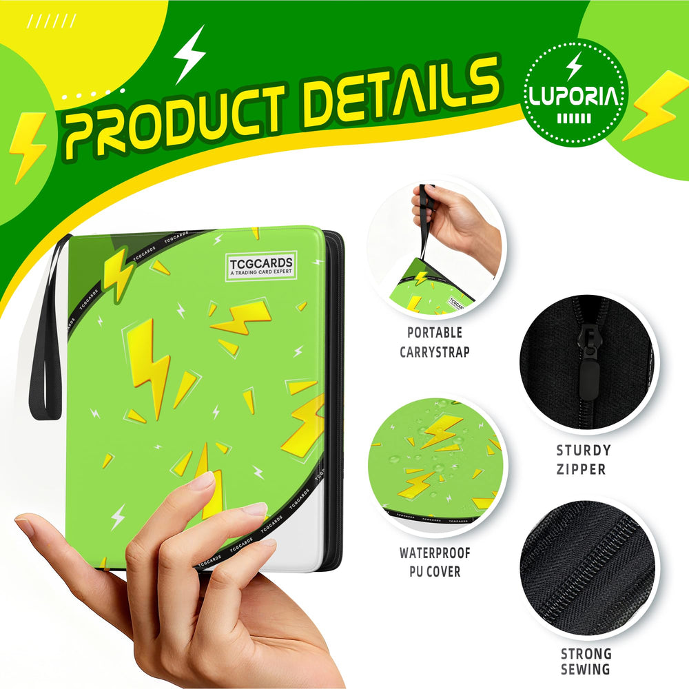Luporia 360-degree protection in waterproof PU leather keeps cards safe during transport