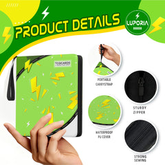 Luporia 360-degree protection in waterproof PU leather keeps cards safe during transport