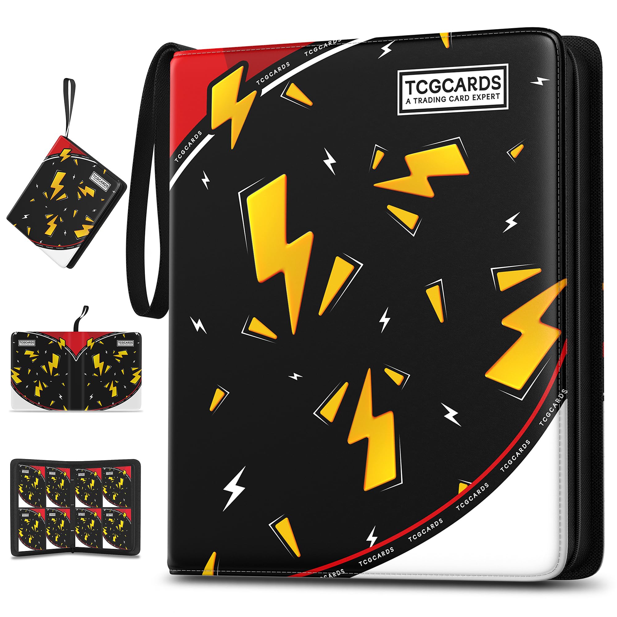 Luporia 400-pocket capacity binder demonstrates MTG card organization and quick access.