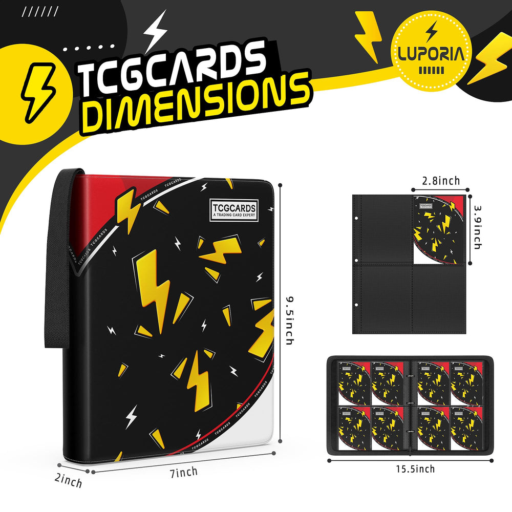 Luporia 50 removable sleeves show flexible expansion for growing card collections.