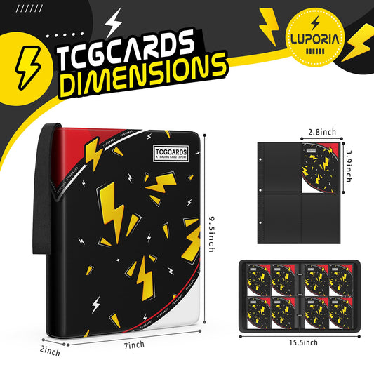 Luporia 50 removable sleeves show flexible expansion for growing card collections.