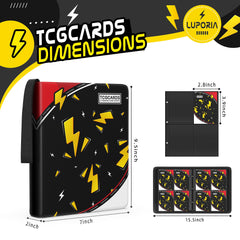 Luporia 50 removable sleeves show flexible expansion for growing card collections.