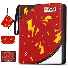 Luporia four-pocket binder with 400-card capacity for MTG and TCG collections.