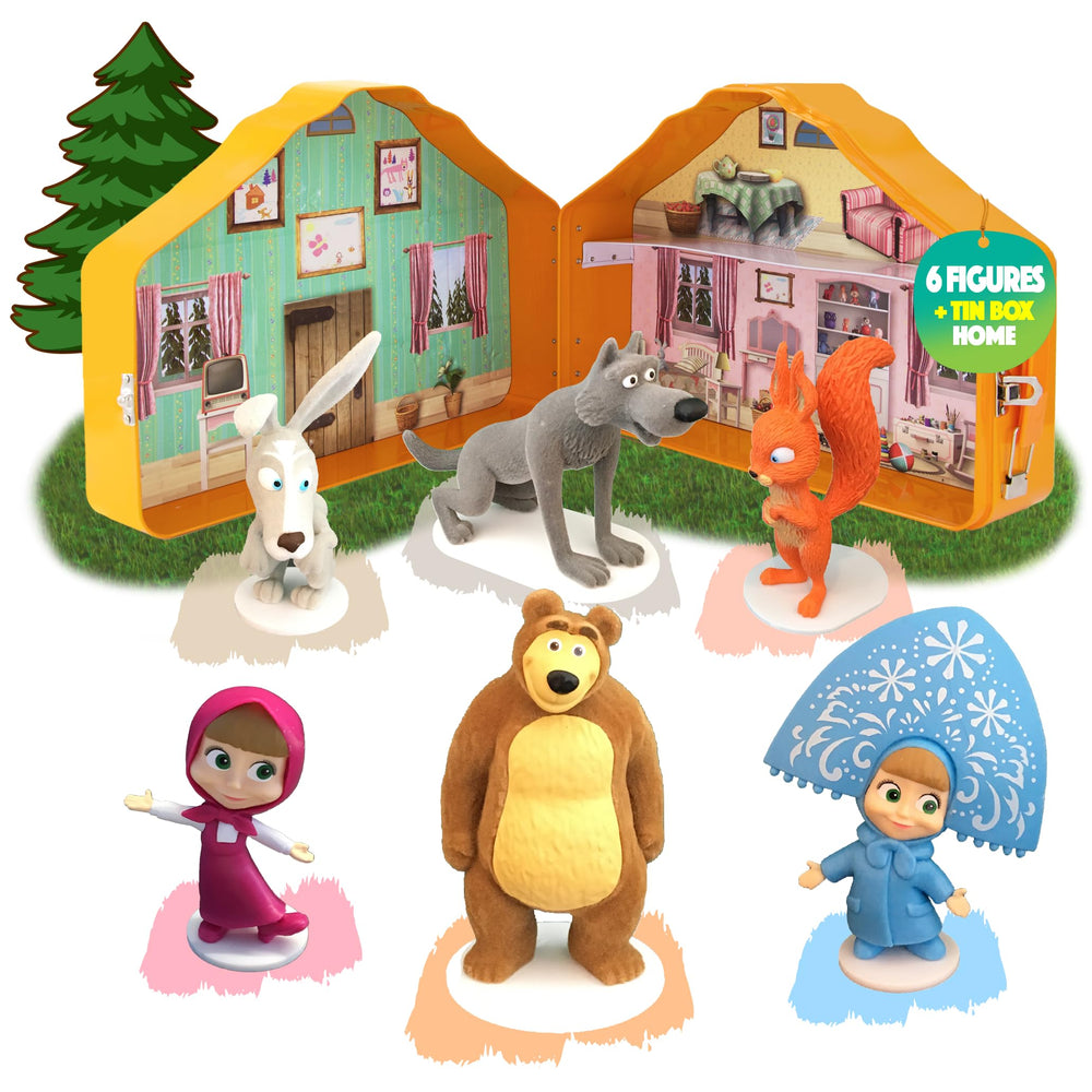 LUPPA Masha and the Bear playset house front view ideal for display