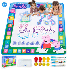 LUPPA Peppa Pig Water Doodle Mat shows a large area for mess-free, creative play