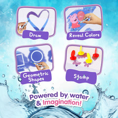 LUPPA Peppa Pig Water Doodle Mat laid flat for spacious aqua drawing sessions