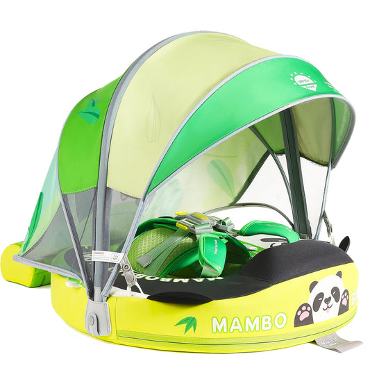 Lurui baby float with removable canopy shields infant from sun