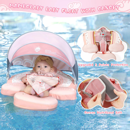 Lurui Mambobaby adjustable back buckle keeps baby secure during play